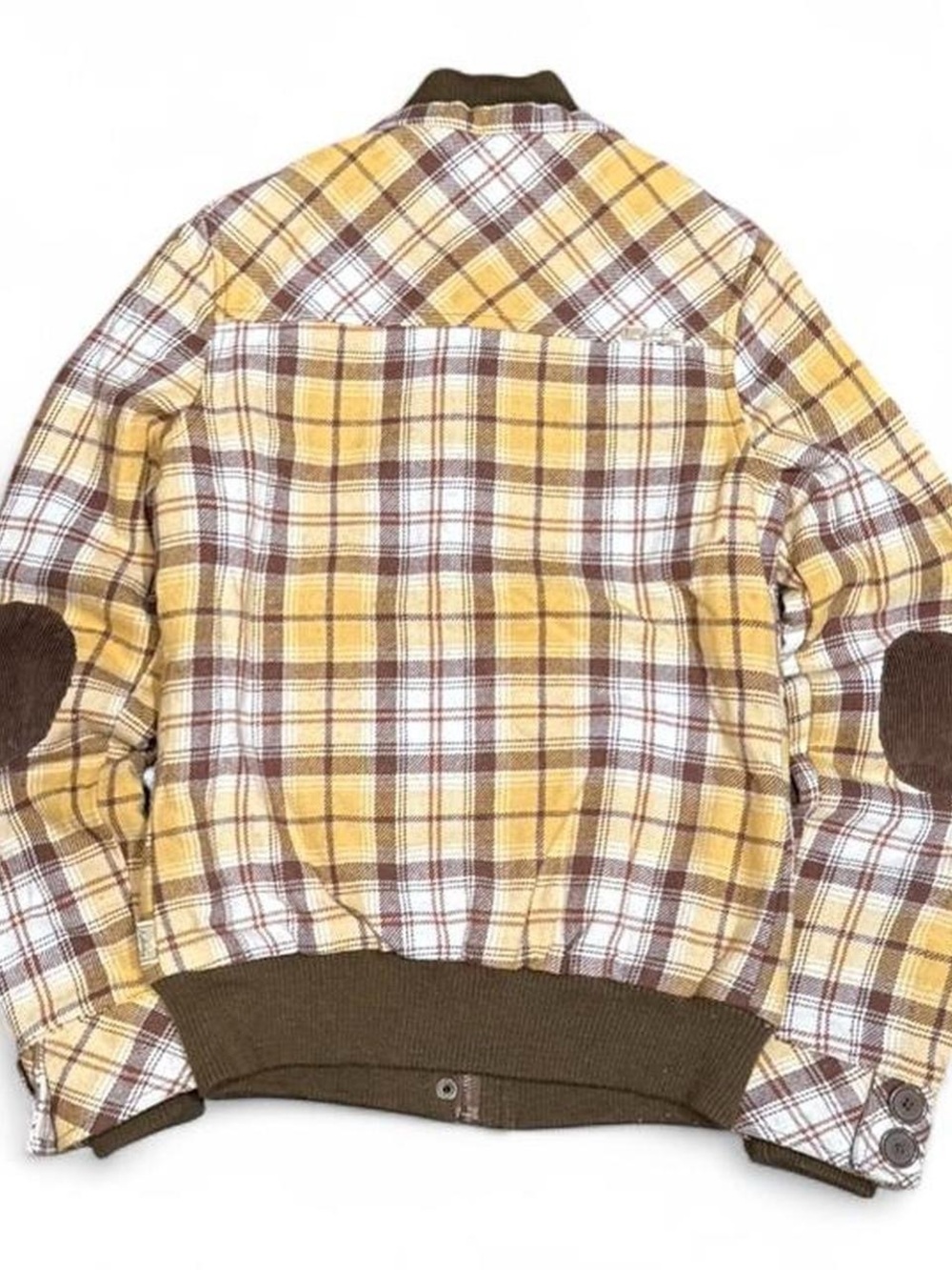 Y2K Billabong Plaid Toggle Utility Bomber Jacket - Picture 2 of 5
